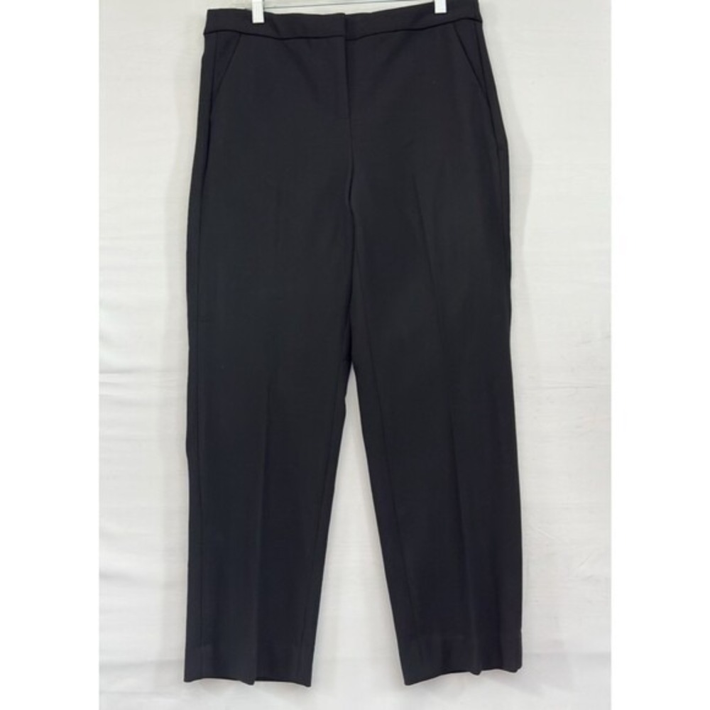 J Crew Womens Black Trousers Kate fit Straight Business 12 NwT
